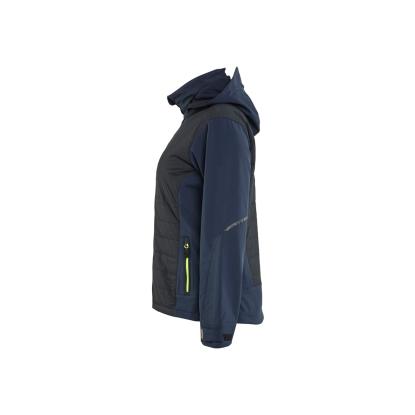 Blåkläder 4733 dame hybridjakke, mørk marineblå/hi-vis gul