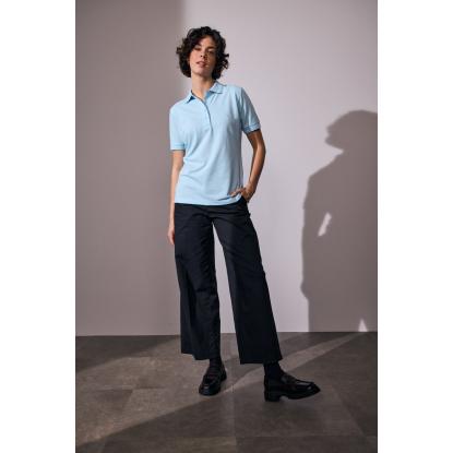 ID 0521 poloshirt, klassisk, dame, lys blå