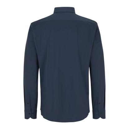 Seven Seas S50 hybridskjorte, modern, navy