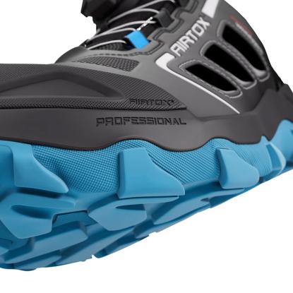 Airtox GL22 S1P sikkerhedssandal med wireluk, ESD, sort/blå