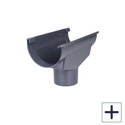Plastmo ekspansionstudstykke, PVC, grafit