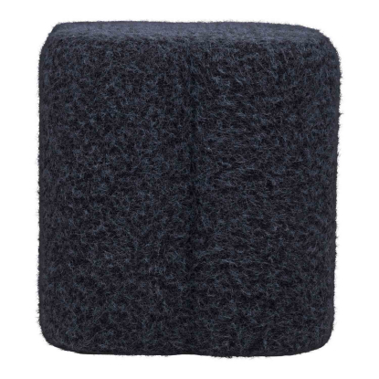 Durban puf, blå, Ø42 cm