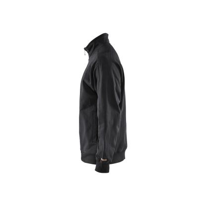 Blåkläder 3349 sweatshirt full zip, sort