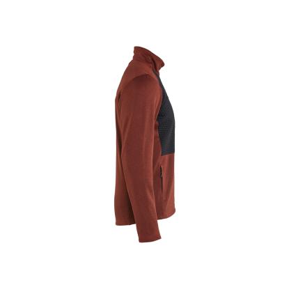 Blåkläder 3548 35482526 sweatshirt full zip, brændt rød/sort