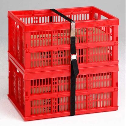 Jumbo bagagerem, sort, 25 mm, 5 meter