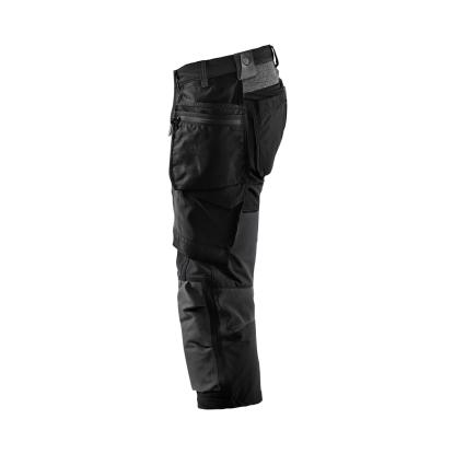 Blåkläder 1521 håndværker knickers 4-vejs stretch, sort/mørk grå
