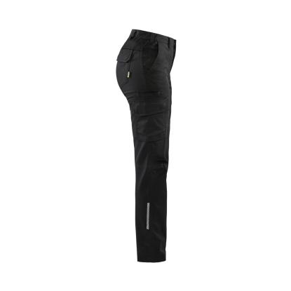 Blåkläder 7144 dame industri buks stretch, sort