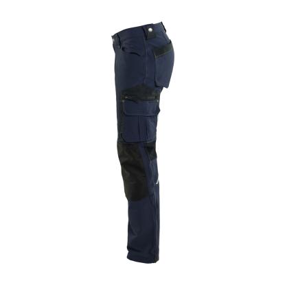 Blåkläder 1989 håndværker buks 4-vejs stretch x1900, mørk marineblå/sort