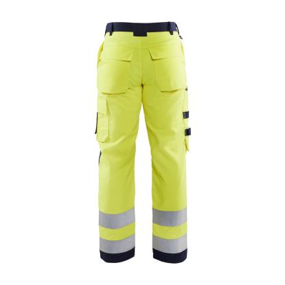 Blåkläder 1578 multinorm håndværker buks, hi-vis gul/marineblå