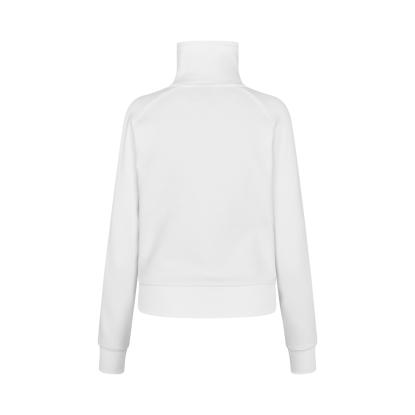 ID 0624 sweat cardigan, dame, hvid