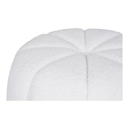 Paisley puf, offwhite, Ø48 x 38 cm