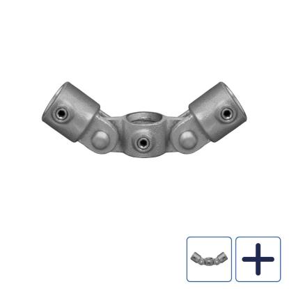Clarrods Clamps CL167 dobbelt hængsel
