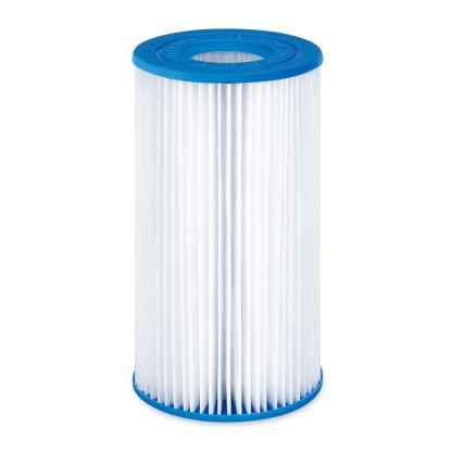Summer Waves Active Frame pool med filterpumpe og stige, rattan look, brun, Ø457 x 106 cm