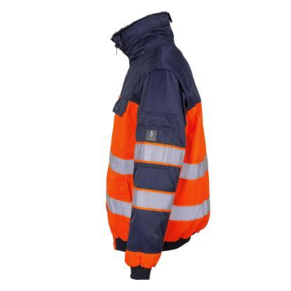 MASCOT SAFE IMAGE Livigno pilotjakke, hi-vis orange/marine