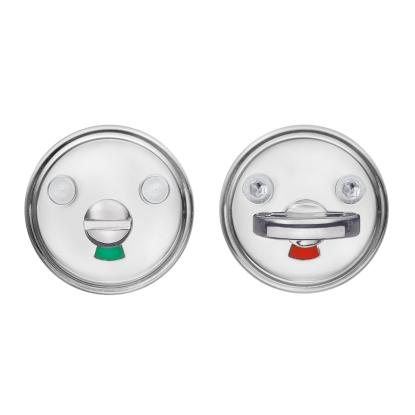Beslagsboden Spar toiletlås, poleret krom, Ø50 mm
