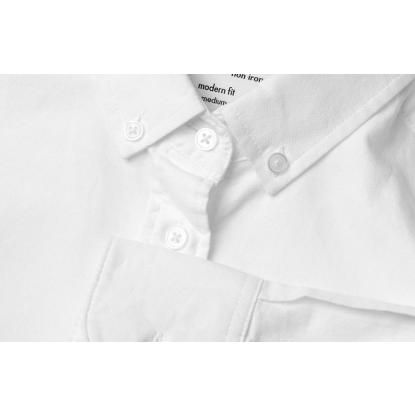 Seven Seas S62 Oxford skjorte, modern, dame, hvid