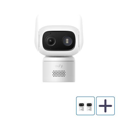 eufy C31 Wired Cam kablet sikkerhedskamera med dreje-, vippe- og zoomfunktion, IP66