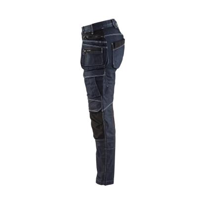 Blåkläder 7990 dame håndværker buks stretch x1900, marineblå/sort