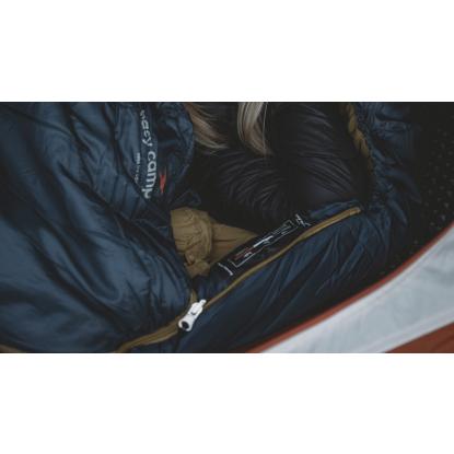 easy camp Falcon II Mummy sovepose, -1°C, blå, 80 x 255 cm