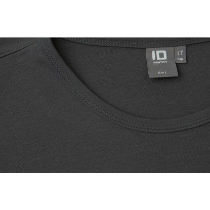 ID 0518 Interlock T-shirt med lange ærmer, koks grå