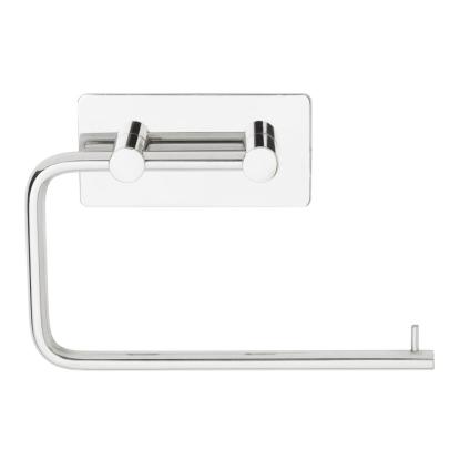 Danbad toiletrulleholder, selvklæbende, krom look