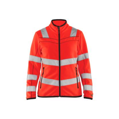 Blåkläder 4966 dame high vis microfleece jakke, hi-vis rød