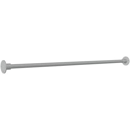 PLUS Outdoor fitness, model 2 med galvaniserede beslag, sort/fyr, 220  x  210 cm