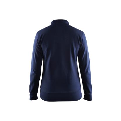 Blåkläder 3372 dame sweatshirt full zip, marineblå