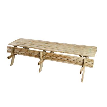 HORTUS bord/bænkesæt XXL, fyrretræ, 71 x 300 x 149 cm