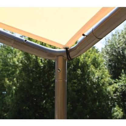 ShelterLogic Canopy Pacifica pavillon, polyester, beige, 271 x 317 x 317 cm