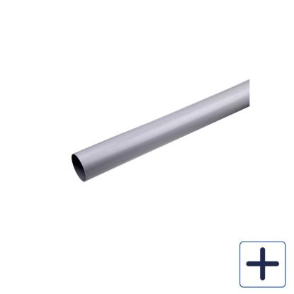 Plastmo nedløbsrør, PVC, Ø110 mm, grå