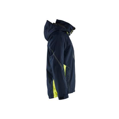 Blåkläder 4790 skaljakke, mørk marineblå/hi-vis gul