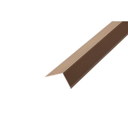 Wimex L-coverliste til terrassebræt, 40 x 60 x 3600 mm, beigegrå 