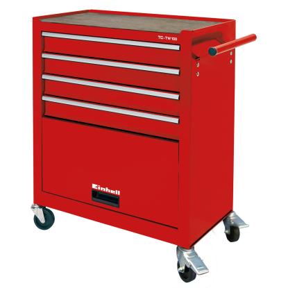 Einhell TC-TW 100 værkstedsvogn med 4 skuffer, 62 x 66 x 33 cm
