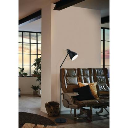 EGLO PRIDDY gulvlampe, H137 cm, E27, sort