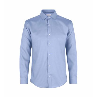 Seven Seas SS311 Royal Oxford skjorte, slim, lys blå