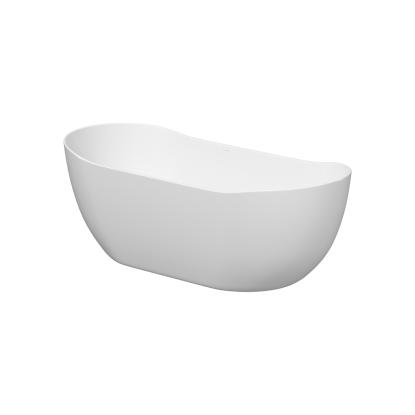Houco Inverto Spa fritstående badekar inkl. bundventil, premium akryl, 10 års garanti - 80 x 180 cm