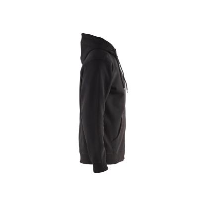 Blåkläder 3366 hættetrøje full zip, sort