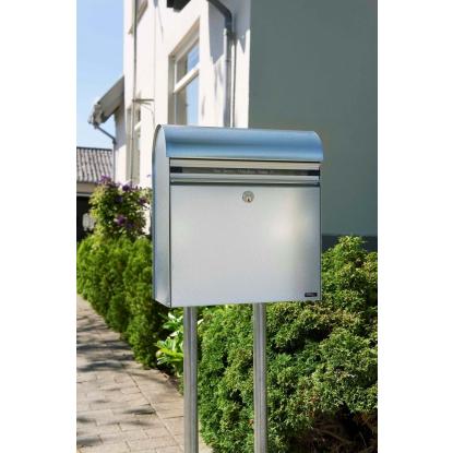 Allux KS200 postkasse med Ruko lås, galvaniseret