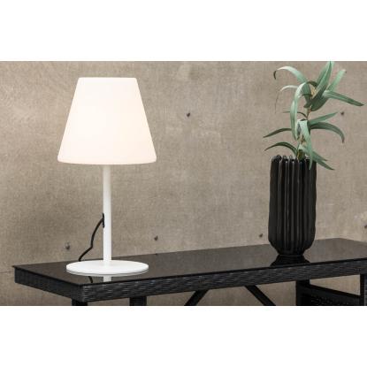 Venture Design Moris bordlampe, hvid, 52 cm