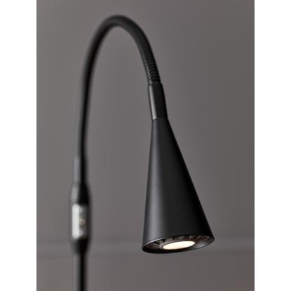 Belid Ledro gulvlampe, H121,6 cm, GU5,3, dæmpbar, mat sort