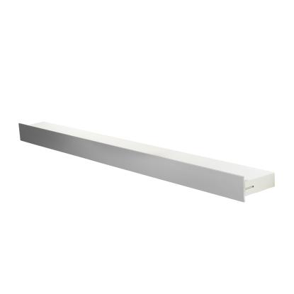 Hoigaard GH-68 gallerihylde, L68 cm, lakeret hvid og alu
