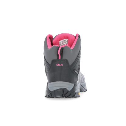 DLX ARLINGTON II vandtætte vandrestøvler med vibram sål, dame, grå/pink