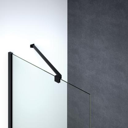 Scanbad Match arm til fast væg, model D, 60 cm, sort