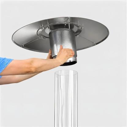 Gardenflare gnistfanger til XXL ildrør, aluminium