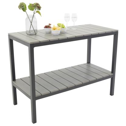 Venture Design Parma sidebord, sort/grå, 90 x 55 x 125 cm