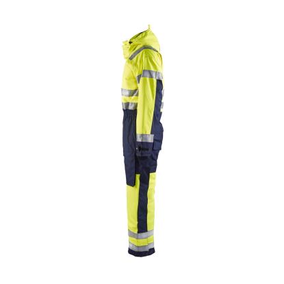 Blåkläder 6763 high vis vinter kedeldragt, hi-vis gul/marineblå