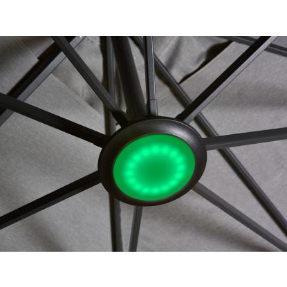 Platinum Sun & Shade flerfarvet LED-lampe til parasoller, antracitgrå