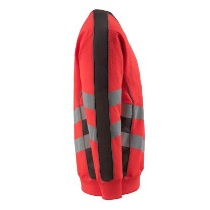 MASCOT SAFE SUPREME Wigton sweatshirt, hi-vis rød/mørk antracit