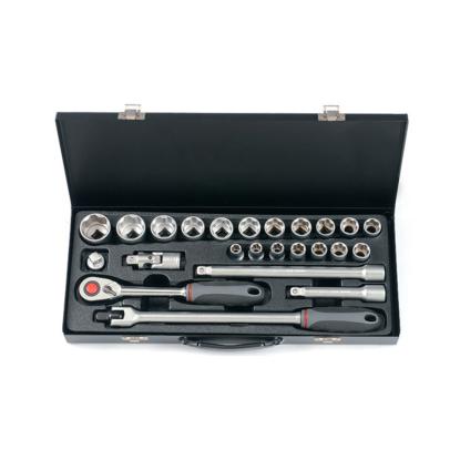 BATO topnøglesæt, 1/2", 6-kantet, 10-32 mm - 24 dele
